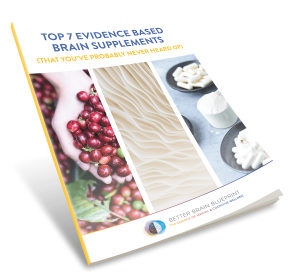 3D Cover - Top 7 Evidence Based Brain Supplements - Better Brain Blueprint